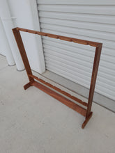 Load image into Gallery viewer, 7 Fishing Rod Rack Hardwood
